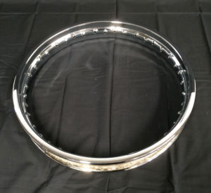 Chrome Plated Motorcycle Rim