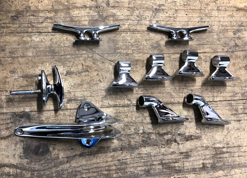 Polished & Chrome Plated Boat Fittings